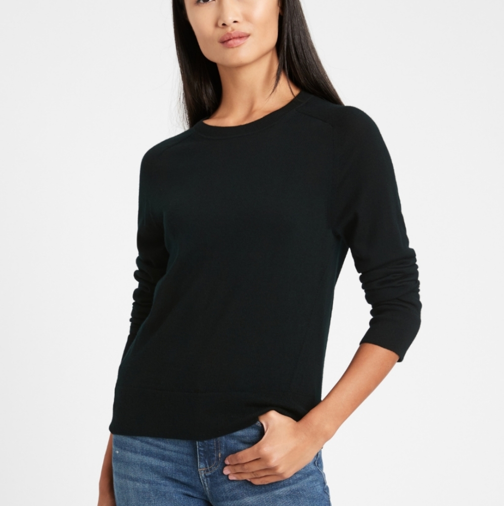 Blue Merino Wool Sweater